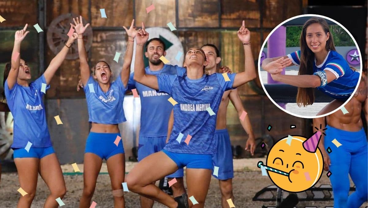 Contendientes rompen la MALDICIÓN AZUL de Exatlón México; así lo celebró Cecy Wushu (VIDEO)