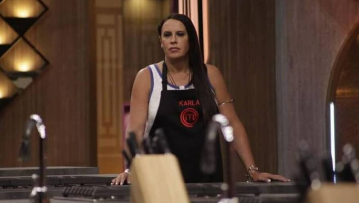 MasterChef Celebrity: Karla Gascón sufre desgracia y culpa a los chefs y a producción si le pasa algo
