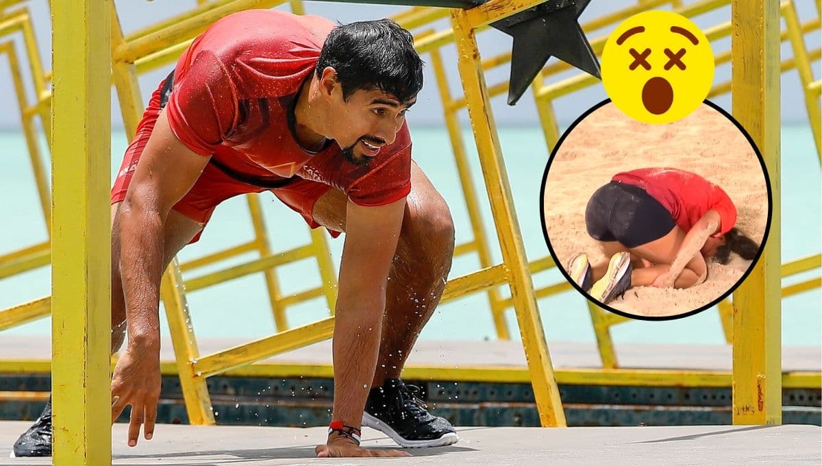 Pato Araujo no mide su fuerza y PATEA a atleta roja, ¿se va por lesión de Exatlón México?