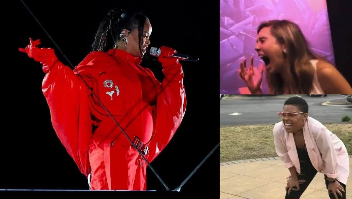 Rihanna CONQUISTA el show de medio tiempo del Super Bowl pero los MEMES preguntan si está embarazada