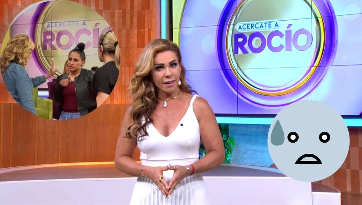 Filtran PELEA detrás de cámaras en ‘Acércate a Rocío’, ni Rocío Sánchez Azuara la pudo detener