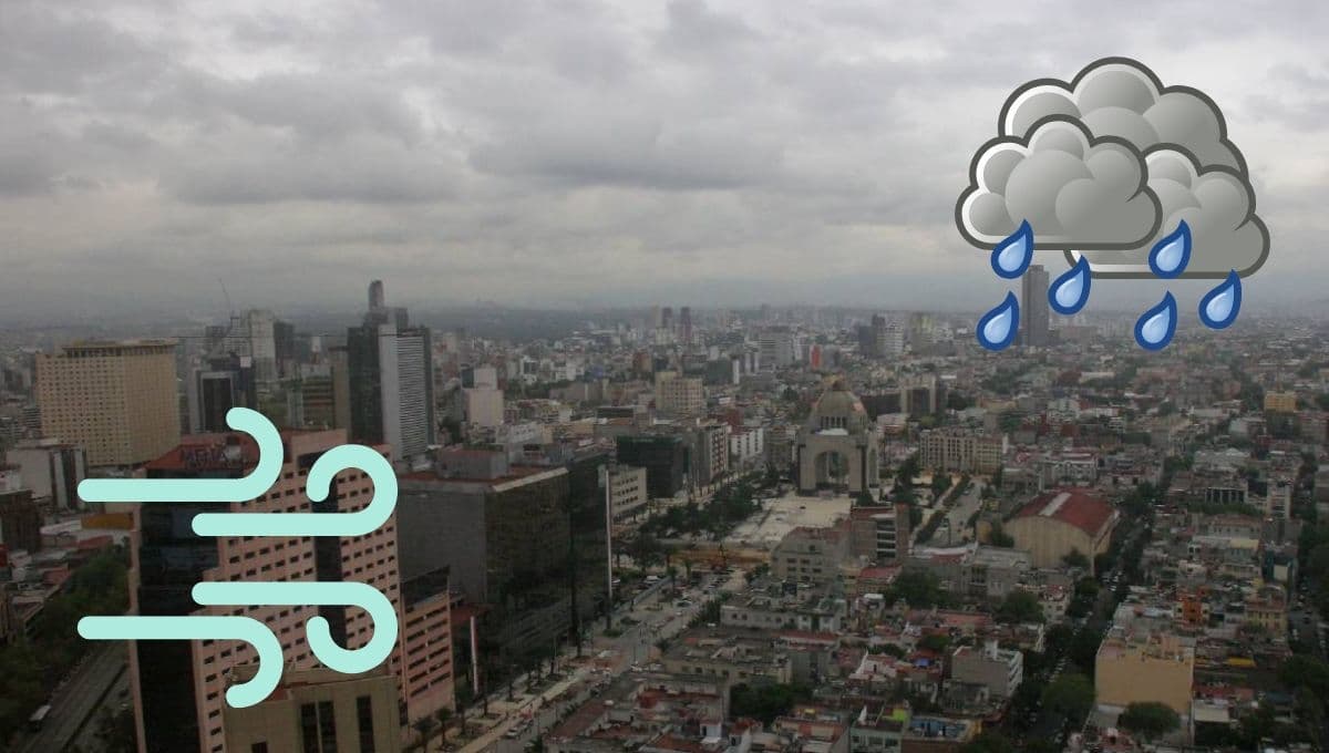 Clima CDMX para hoy miércoles 15 de marzo 2023: fuertes vientos y lluvia