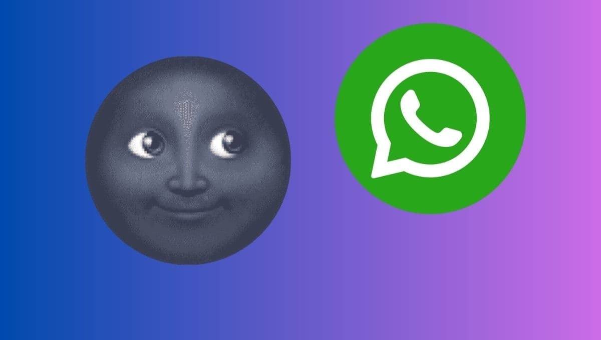 ¿Qué significa el emoji de la luna negra en WhatsApp?