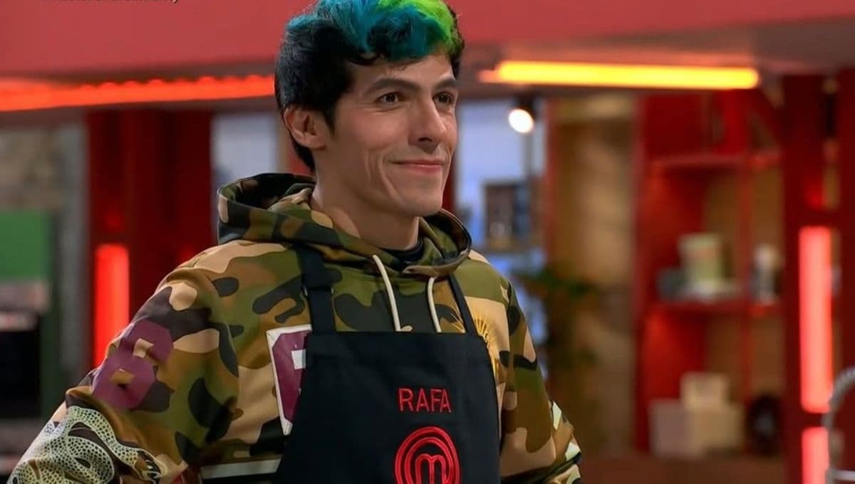 Pocos lo vieron, pero este fue el momento más PICANTE de Rafa Polinesio en MasterChef Celebrity: "me puedes probar el chile…"