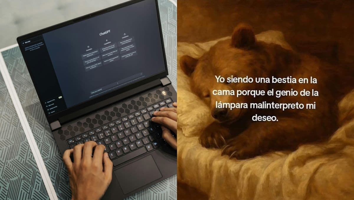 "El genio malinterpretó mi deseo": Aprende a hacer el meme viral con ayuda de ChatGPT