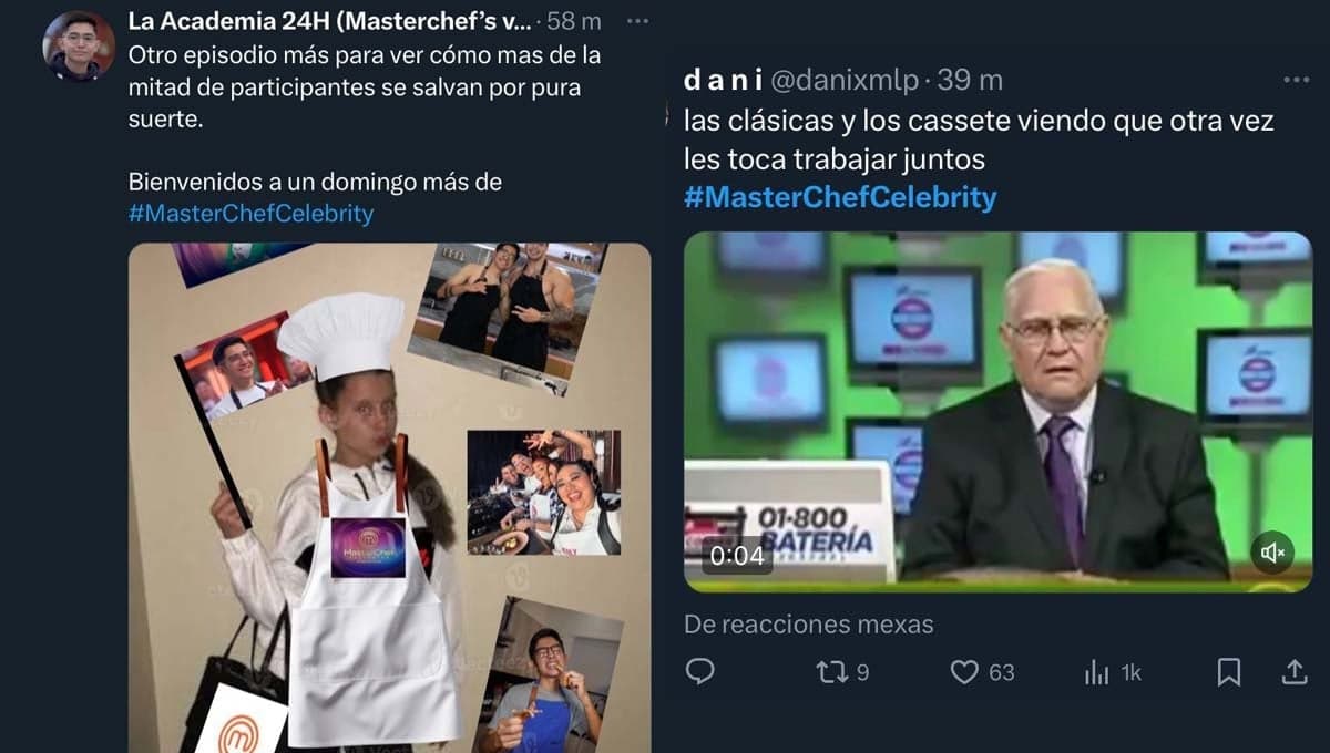 Los mejores memes de MasterChef Celebrity México 2025 del 4 de mayo