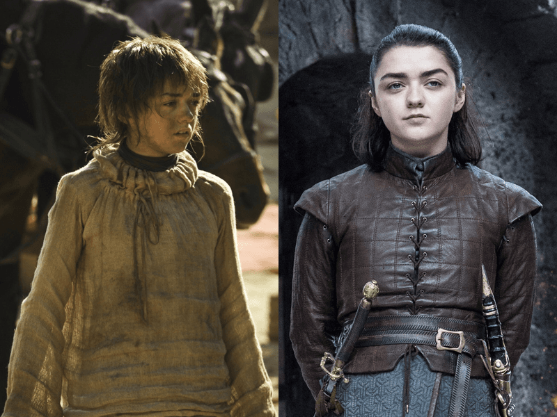 Así han cambiado los actores de GoT a lo largo de los años