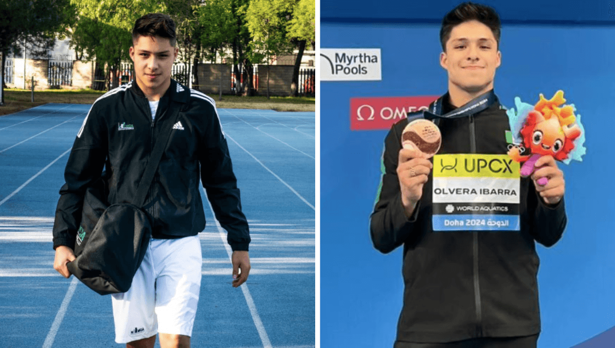 ¿Quién es la novia de Osmar Olvera, el clavadista mexicano que triunfa en París 2024?