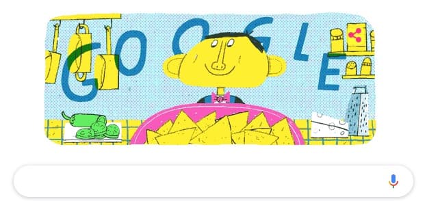Google celebra al mexicano que inventó los nachos con este Doodle