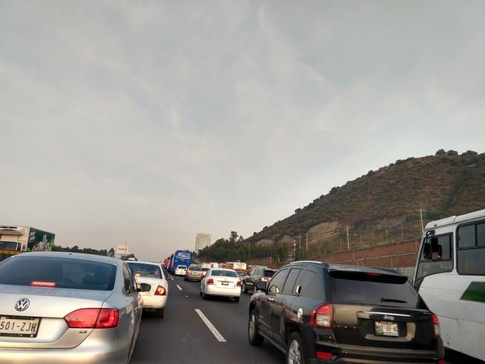 Cierran circulación de la autopista México – Puebla