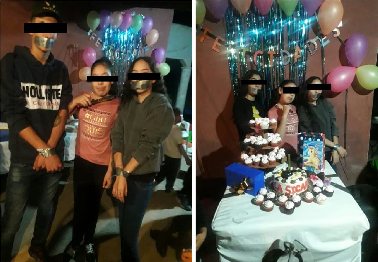 Niña se vuelve viral por celebrar cumpleaños con temática narco