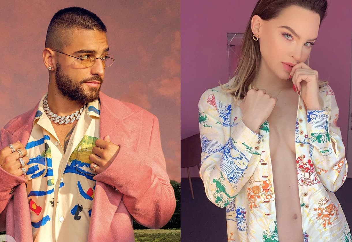 ¿Novios? Maluma y Belinda coquetean en un live de Instagram