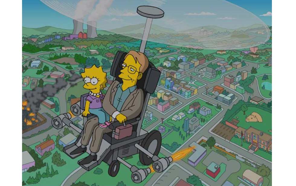 Los Simpson rinden homenaje a Stephen Hawking