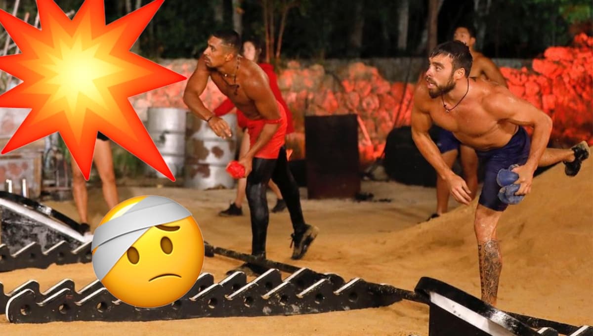 ¡Accidente en Exatlón All Star! Cae andamio sobre un trabajador; se encuentra hospitalizado