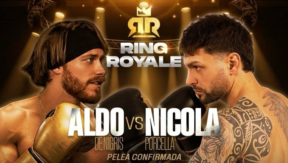 Aldo De Nigris y Nicola Porcella pelea el Ring Royale
