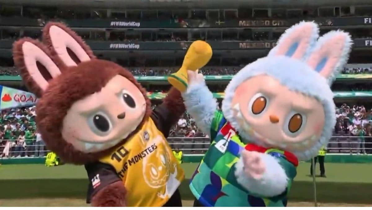 Los labubus aparecen en la inauguración del Mundial 2026